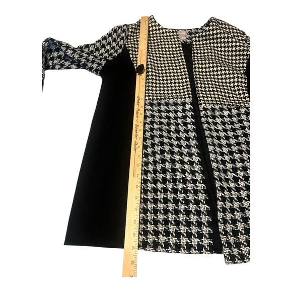 Chico’s Patched Houndstooth Statement Jacket Size 3P (16/18P) KD1 - Picture 7 of 8